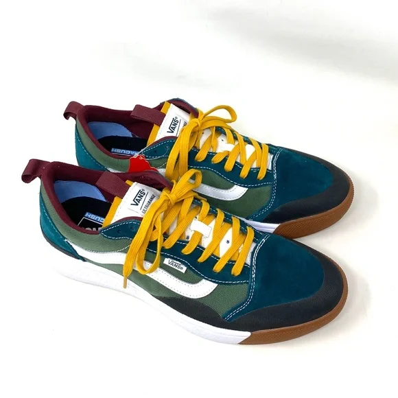 VANS UltraRange EXO Shoes Low Top Green Men’s Suede Size Sneakers VN0A4UWM60Q - Picture 6 of 9